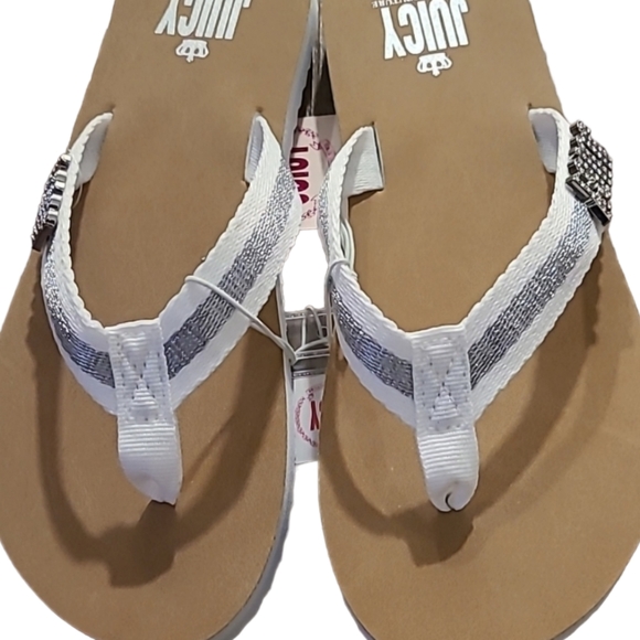 Juicy Couture Shoes - JUICY COUTURE WOMENS FLIP-FLOPS SIZE 7